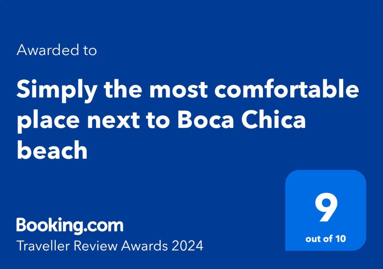 Simply The Most Comfortable Place Next To Boca Chica Beach Экстерьер фото